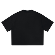 G-Sharp Ribbed Collar Boxy T-Shirt
