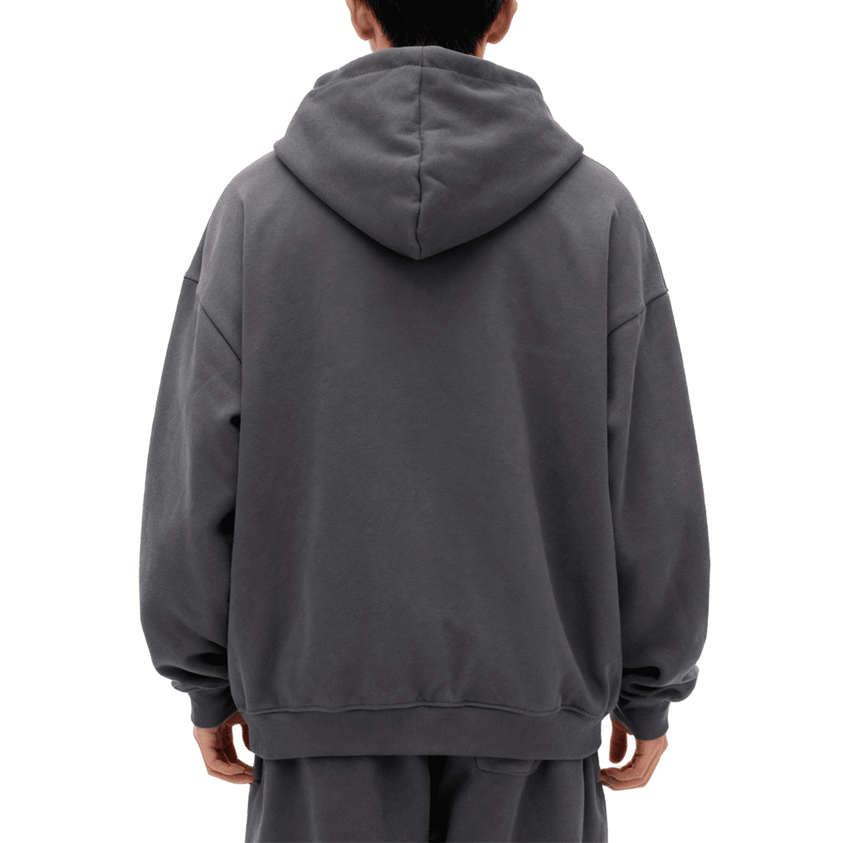 Stone Unicorn Cropped Oversized Zip-Up Hoodie (460GSM)