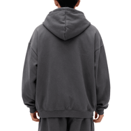Stone Unicorn Cropped Oversized Zip-Up Hoodie (460GSM)