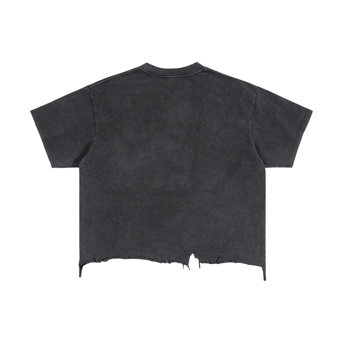 Hug the Homies Boxy Distressed Hem T-Shirt