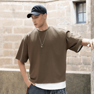 Healing Cropped Loose Tee (280GSM)