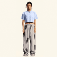 Good Star Washed Loose-Fit Crop Top (230GSM) Women's