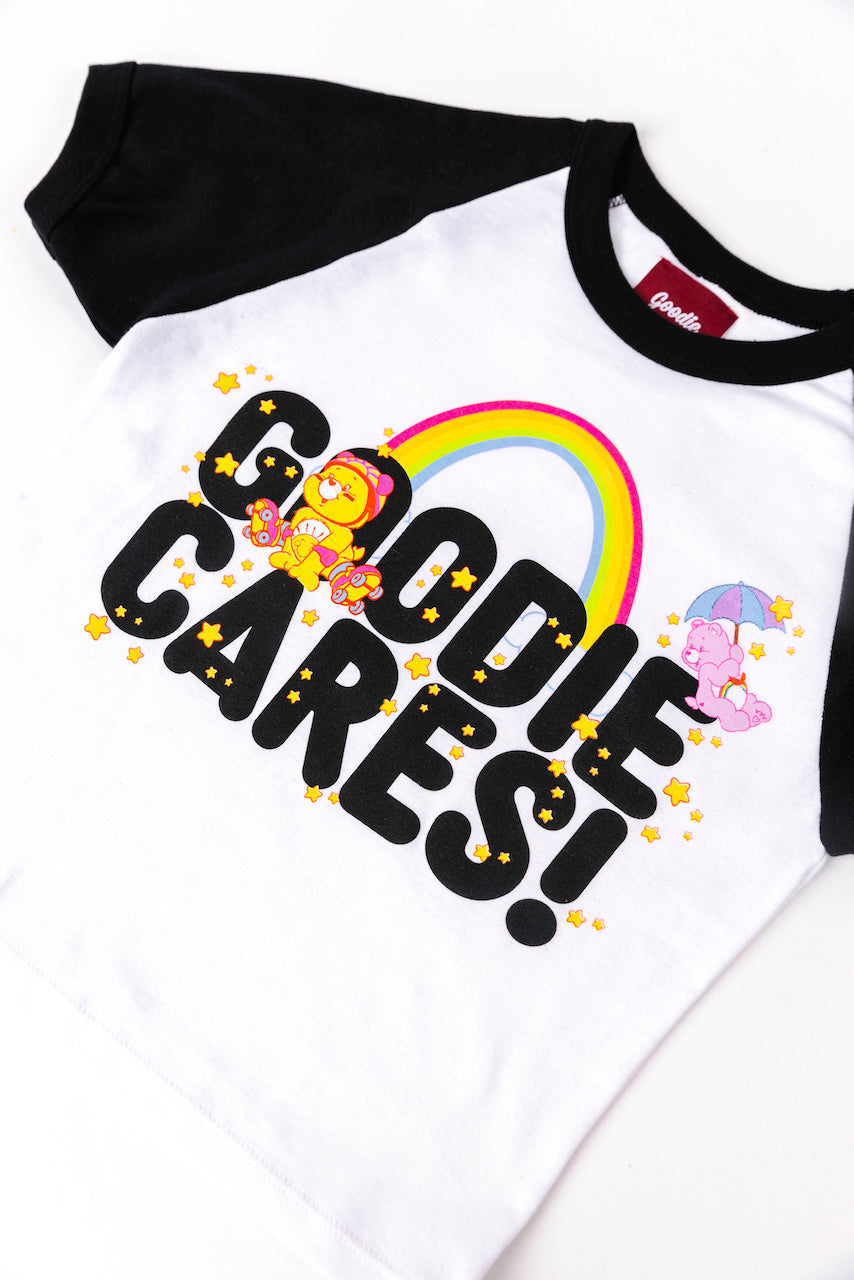Rainbow Cropped Raglan