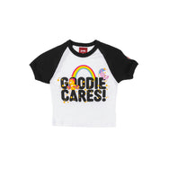 Rainbow Cropped Raglan