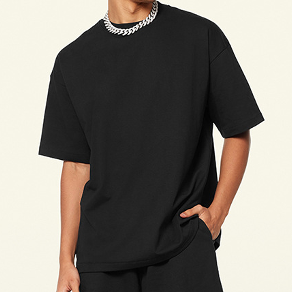 GOOD STAR LOGO TEE Unisex Heavyweight Loose T-shirt(230GSM)