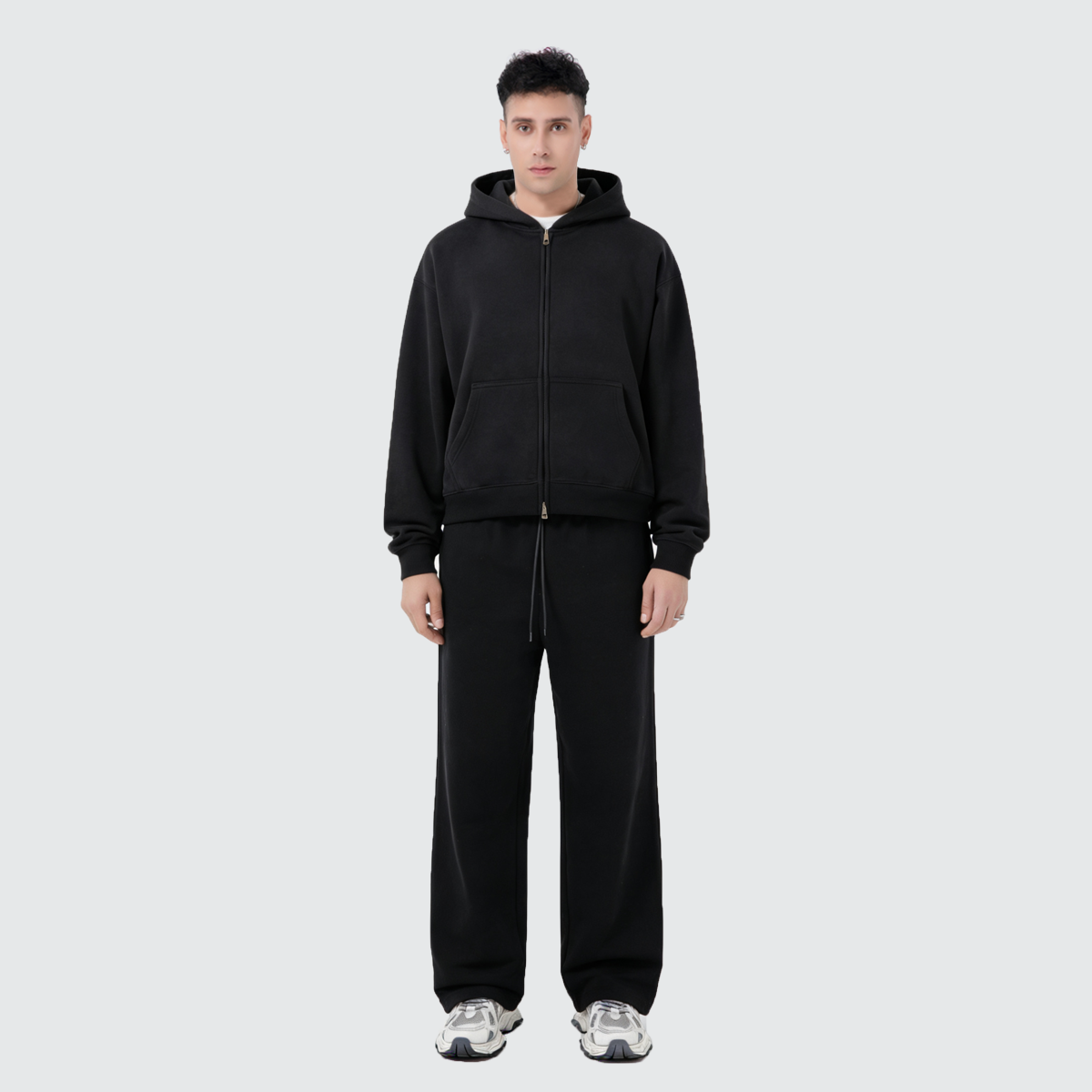 Basic Wide Leg Sweatpants（400GSM ）