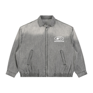 Stellar Vintage Wash Full-Zip Denim Jacket