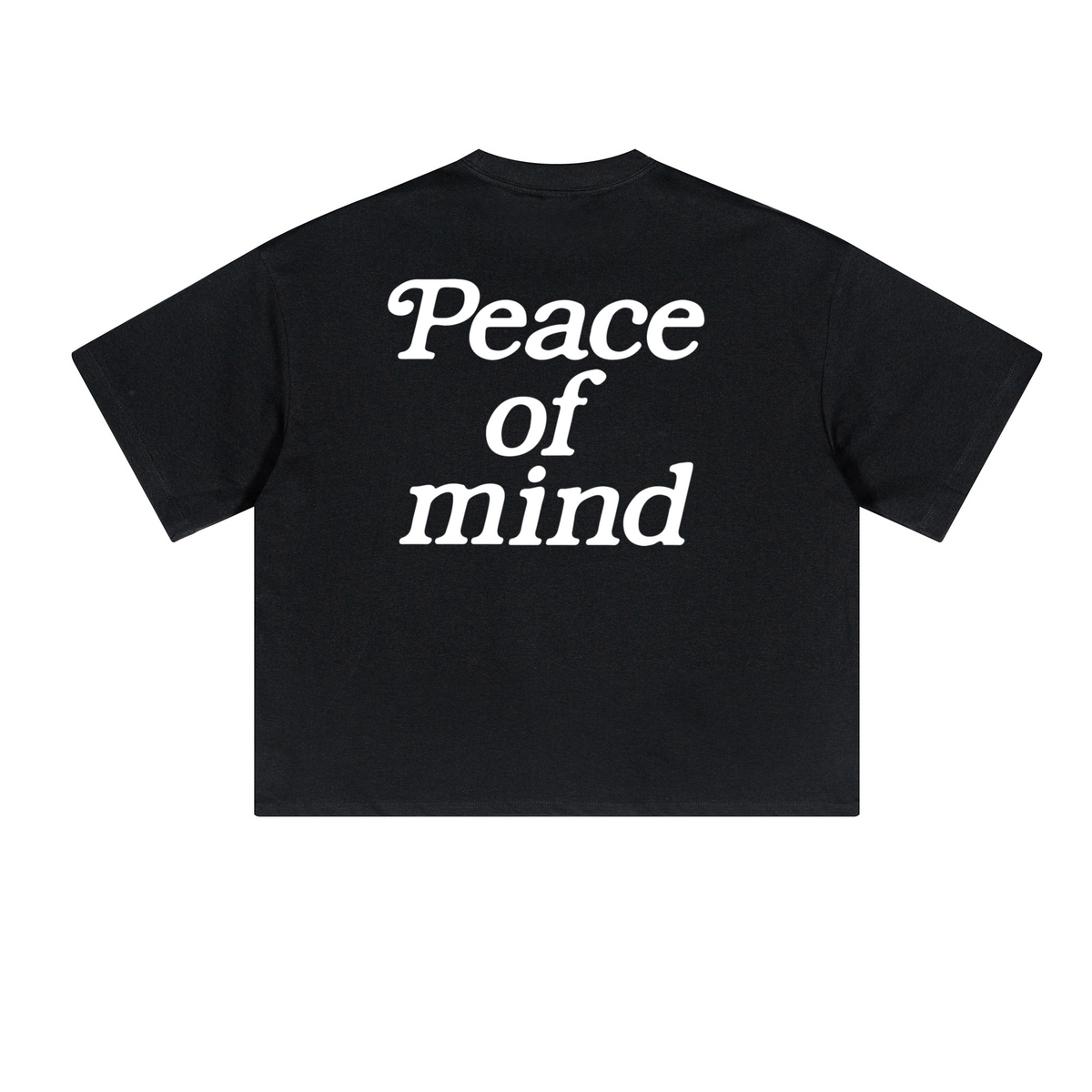 Peaceofmind Heavyweight Oversized Cropped T-Shirt(230GSM)