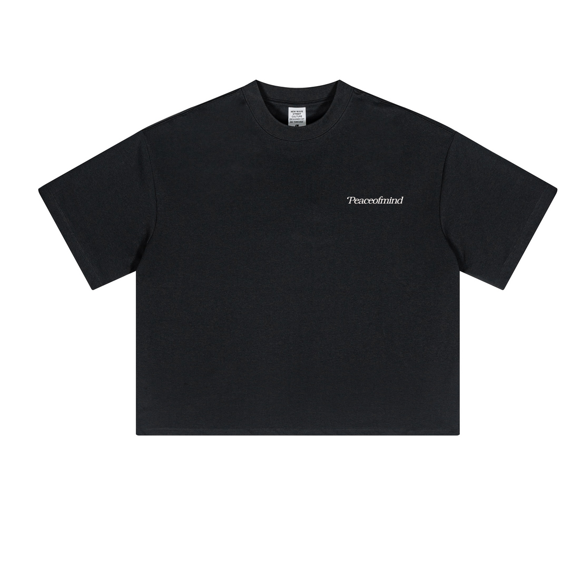 Peaceofmind Heavyweight Oversized Cropped T-Shirt(230GSM)