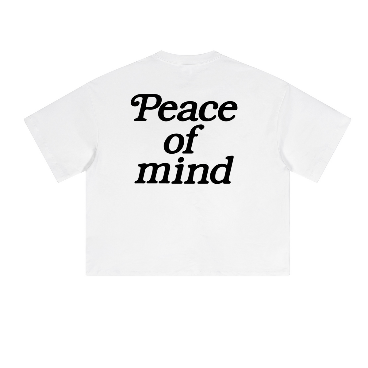 Peaceofmind Heavyweight Oversized Cropped T-Shirt(230GSM)