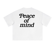 Peaceofmind Heavyweight Oversized Cropped T-Shirt(230GSM)