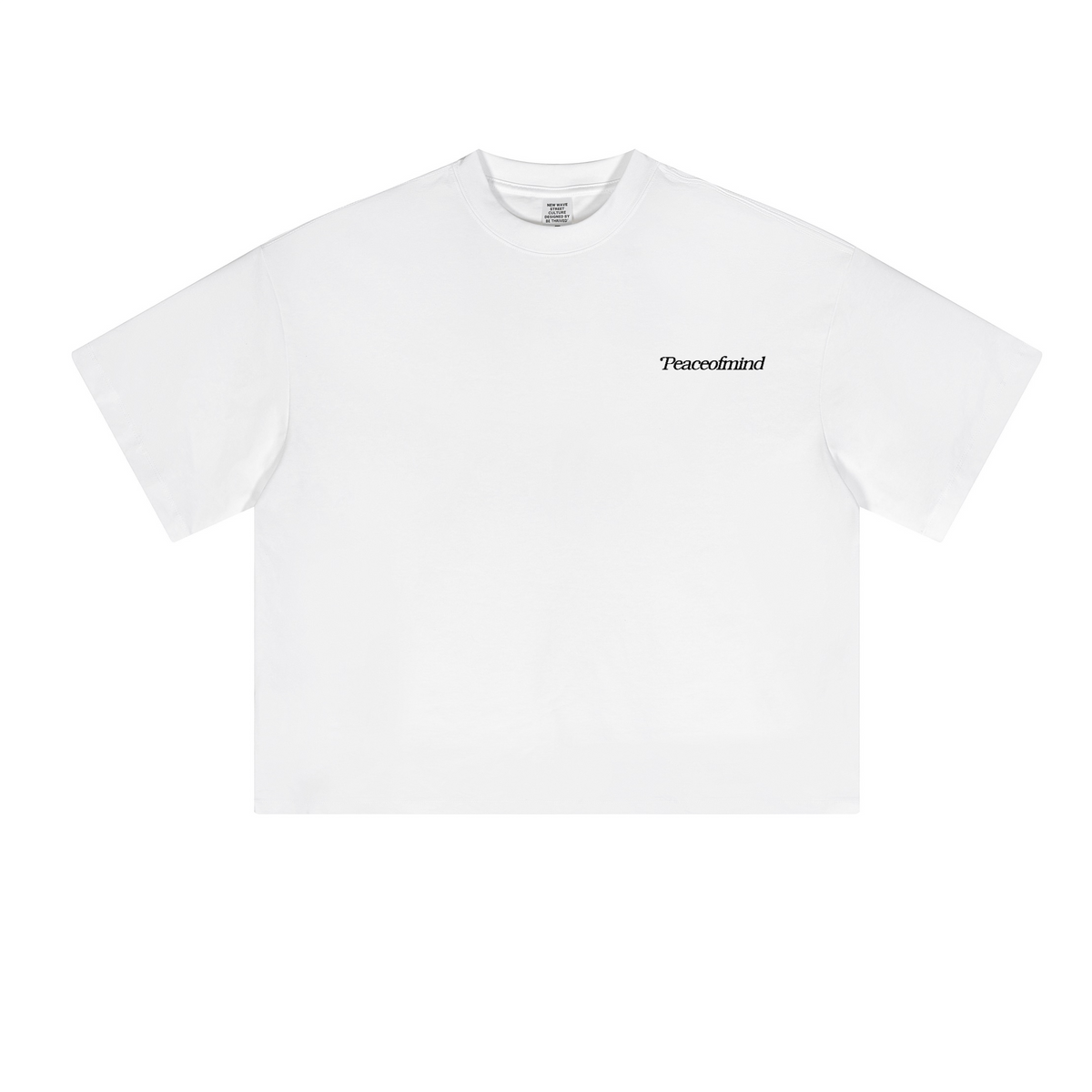 Peaceofmind Heavyweight Oversized Cropped T-Shirt(230GSM)