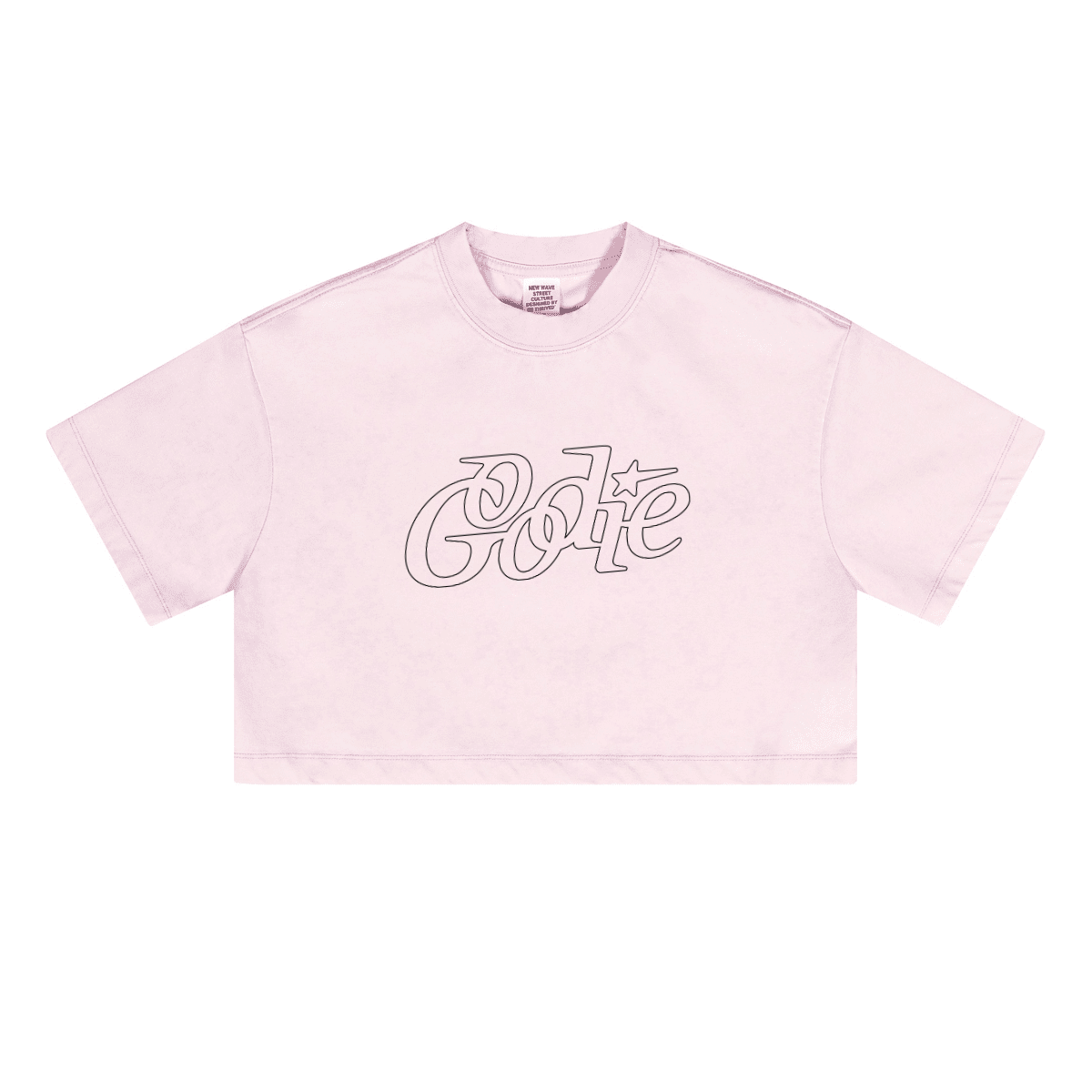 Good Star Washed Loose-Fit Crop Top (230GSM) Women's