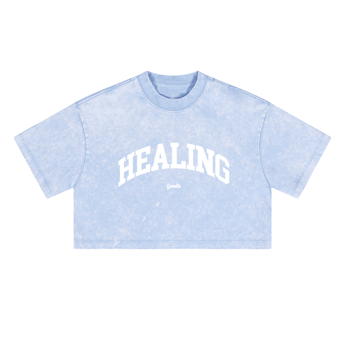 Healing Washed Loose-Fit Crop Top (230GSM) Women's