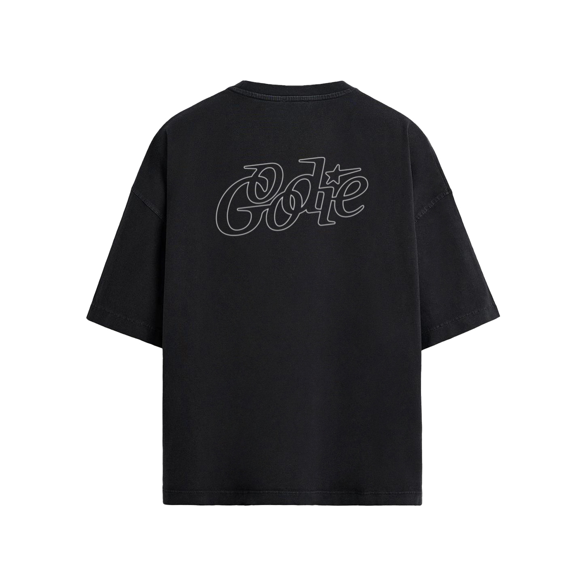Good Star Outlined Oversized Tee (235GSM)