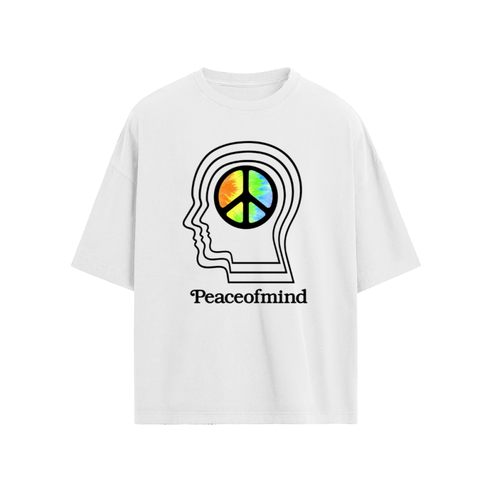 Peace Tie Dye Oversized T-shirt(190 GSM)