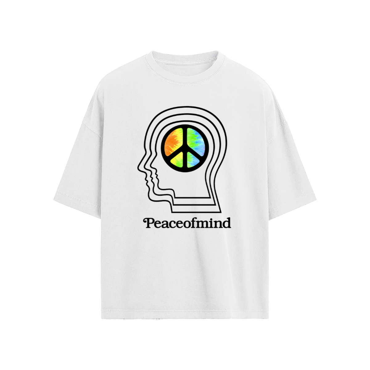 Peace Tie Dye Oversized T-shirt(190 GSM)