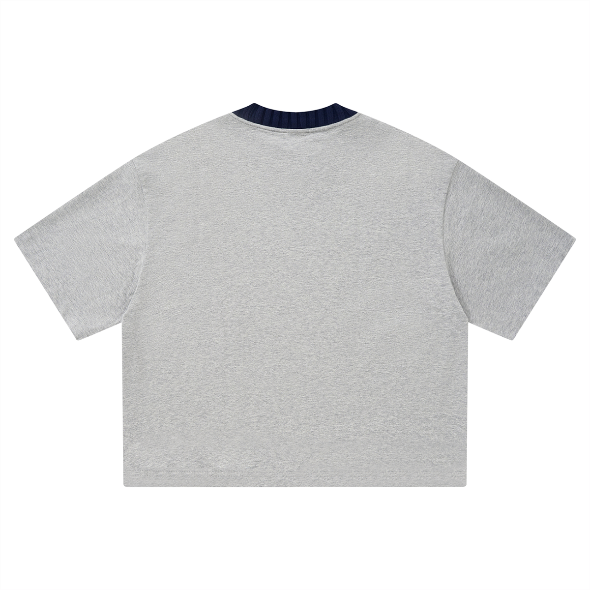 G-Sharp Ribbed Collar Boxy T-Shirt