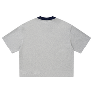G-Sharp Ribbed Collar Boxy T-Shirt