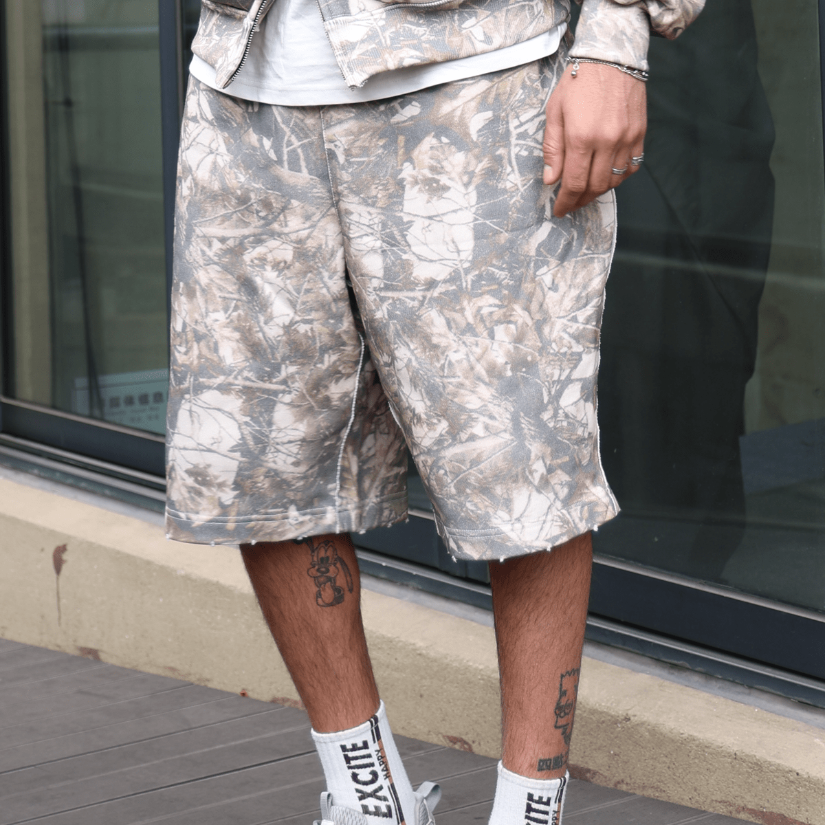 Good Star French Terry Camo Shorts (400GSM)