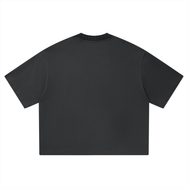 G-Sharp Ribbed Collar Boxy T-Shirt