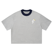 G-Sharp Ribbed Collar Boxy T-Shirt