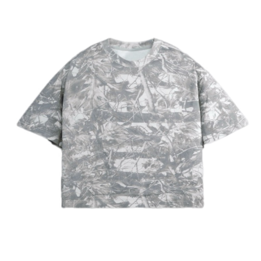 Basic Heavyweight Cropped Camo Tee (270GSM)