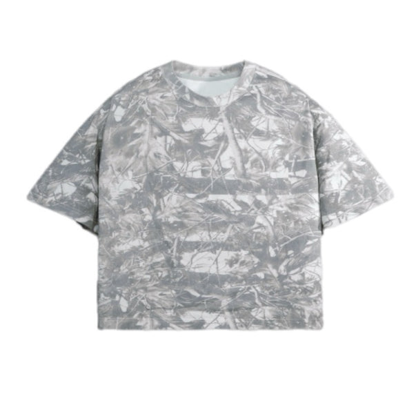 Basic Heavyweight Cropped Camo Tee (270GSM)