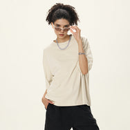 Healing Cropped Loose Tee (280GSM)