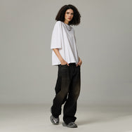 Stone Unicorn Cropped Loose Tee (280GSM)