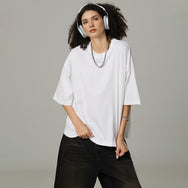 Basic Heavyweight Cropped Loose T-Shirt (280GSM)