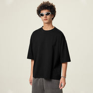 Basic Heavyweight Cropped Loose T-Shirt (280GSM)