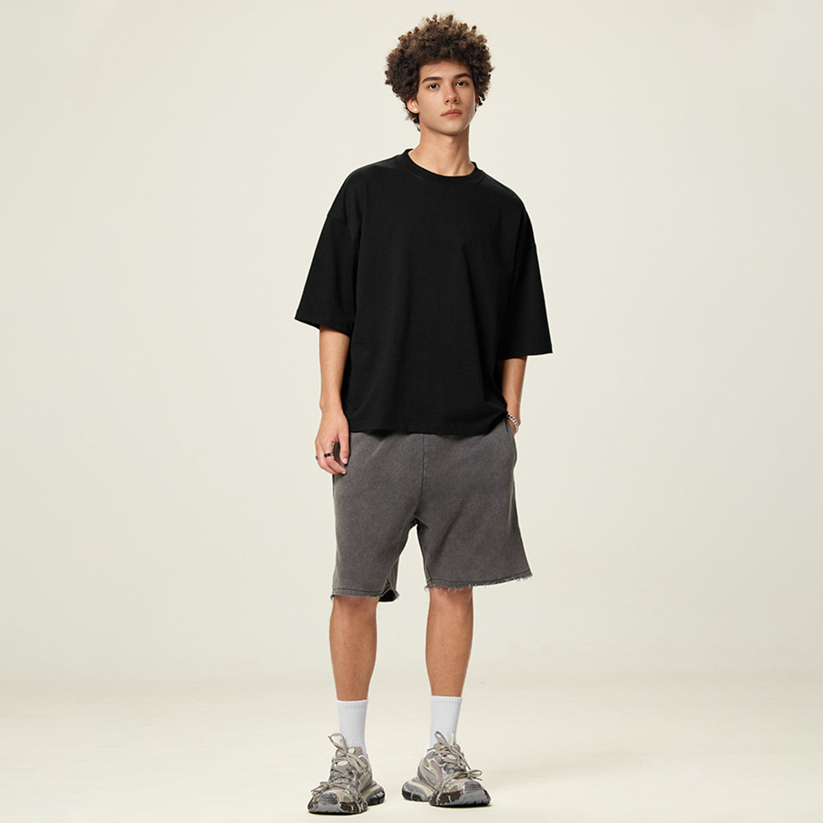 Good Heat Heavyweight Cropped Loose Tee (280GSM)