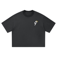 G-Sharp Ribbed Collar Boxy T-Shirt