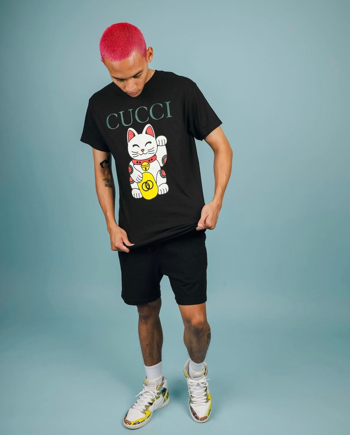 LUCKY CUCCI CAT TEE